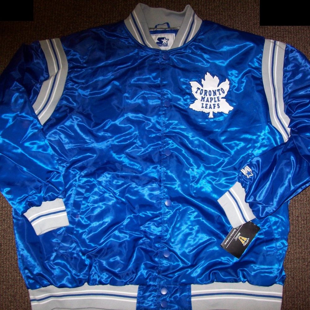TORONTO MAPLE LEAFS Starter Snap Down Jacket SMALL